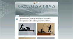 Desktop Screenshot of girouettes-a-themes.com